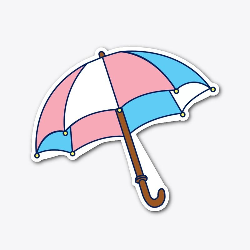 Trans Umbrella Sticker