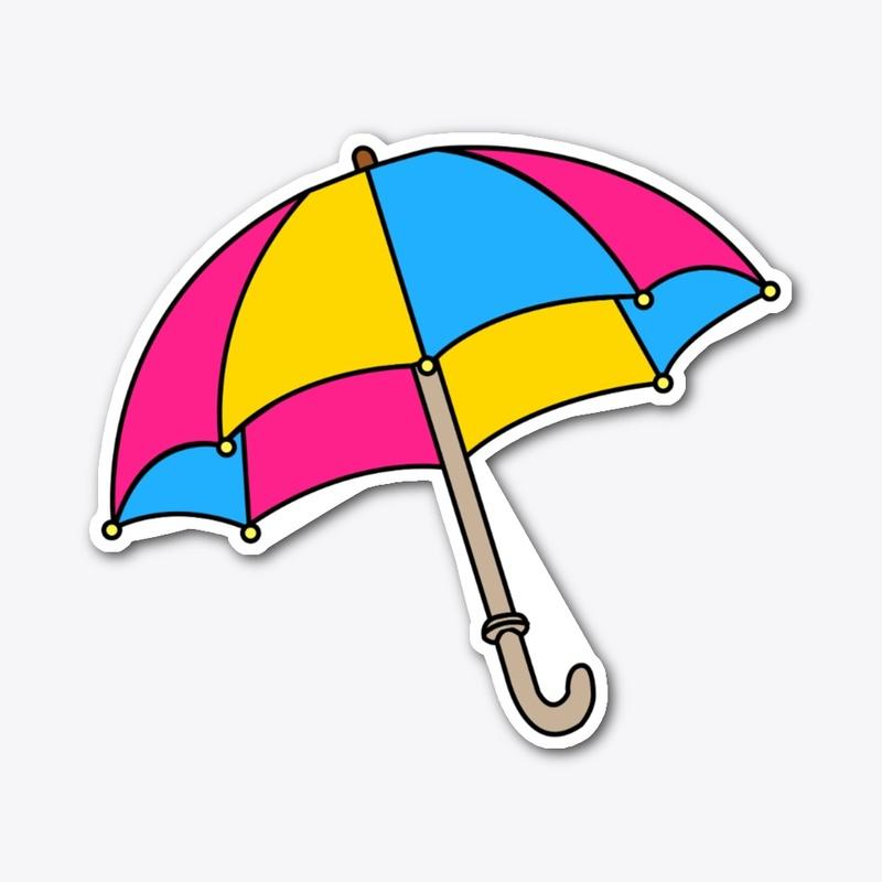 Pansexual Umbrella Sticker